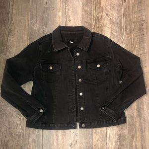 Maurices Black Jean Jacket